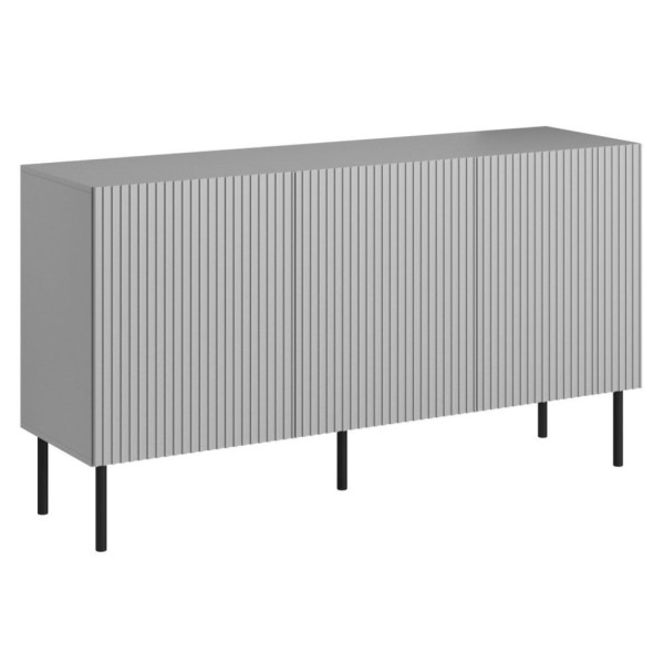 Komoda Duża 150cm ASENSIO KM-1 Szara Front Lewy