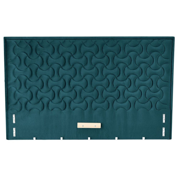 Łóżko Tapicerowane 160x200 MODULO 2 Welurowe Zielone. Zagłówek od Frontu