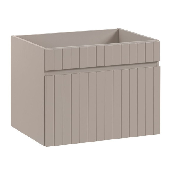 Nowoczesna Szafka pod Umywalkę 60 cm Beżowa ICONIC 4
