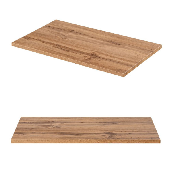 Blat Łazienkowy 100cm Dąb Wotan Mat Front Prawy i Front