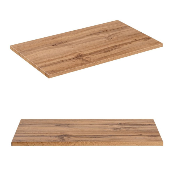 Blat Łazienkowy 100cm Dąb Wotan Mat Front Lewy i Front