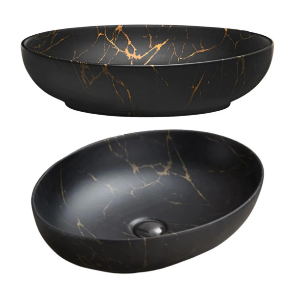 Ceramiczna Umywalka Nablatowa 50 cm MONA MB12 do Zestawu XILO 5