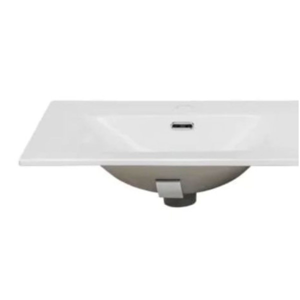 Umywalka Meblowa Podwójna Misa 120 cm Ceramiczna SKY 120D-8099 do Zestawu ADEL 5 Przybliżenie