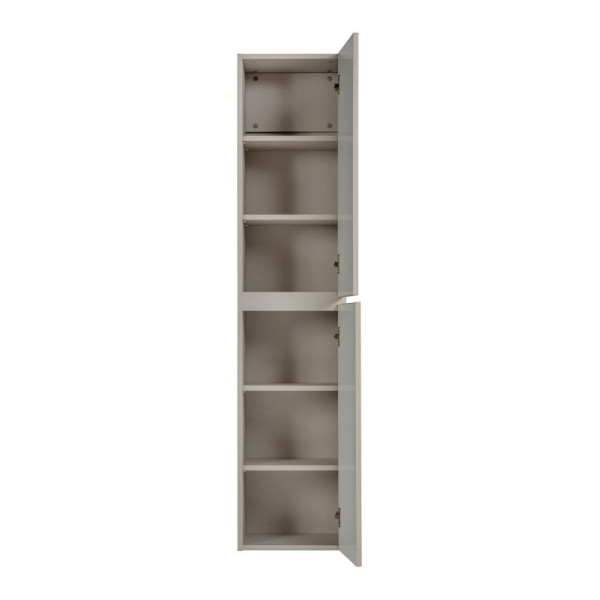 Wysoki Słupek Łazienkowy 35 cm ICONIC 4 Beżowy Otwarty