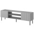 Szafka RTV ASENSIO RTV-1 Popielata 180 cm Prawy Front