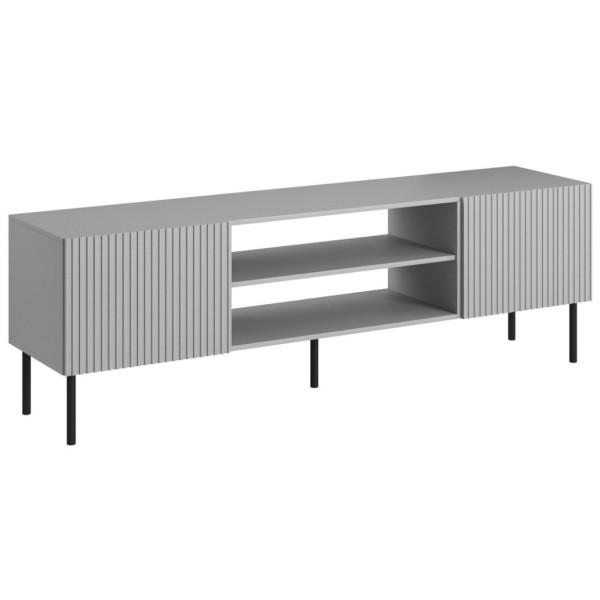 Szafka RTV ASENSIO RTV-1 Popielata 180 cm Lewy Front