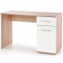 Biurko Komputerowe LIMA B1 Dąb Sonoma Białe Front Prawy