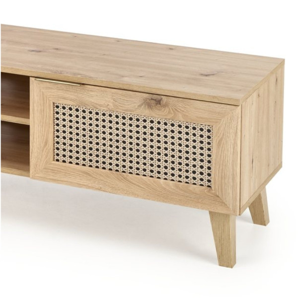 Szafka pod Telewizor BORNEO Dąb Artisan Zbliżenie