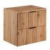 Szafka pod Umywalkę Nablatową 60 cm Łazienkowa Wisząca ADEL OAK Dąb Wotan Comad