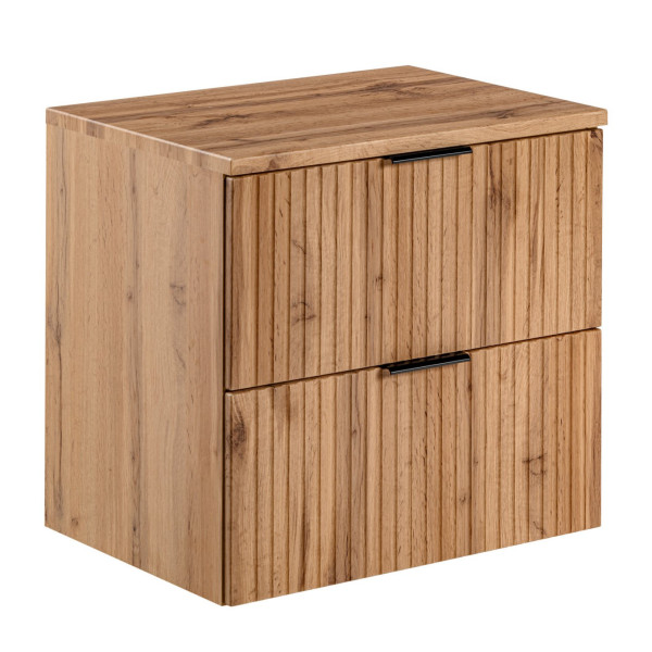 Szafka pod Umywalkę Nablatową 60 cm Łazienkowa Wisząca ADEL OAK Dąb Wotan Comad