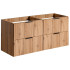 Ryflowana Szafka pod Umywalkę Wpuszczaną 120 cm Nowoczesna Loft Dąb Wotan ADEL OAK Comad