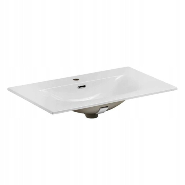 Nowoczesna Szafka Łazienkowa z Umywalką Ryflowana Dąb Wotan ADEL OAK Comad