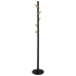 Wieszak na Ubrania Nowoczesny Drzewko W66 Czarny Loft Halmar Front