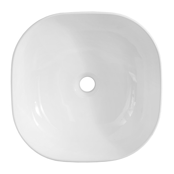 Szafka z Umywalką 80 cm z Blatem Dąb Wotan Biały Ryflowana Nowoczesna Matowa ADEL WHITE Comad