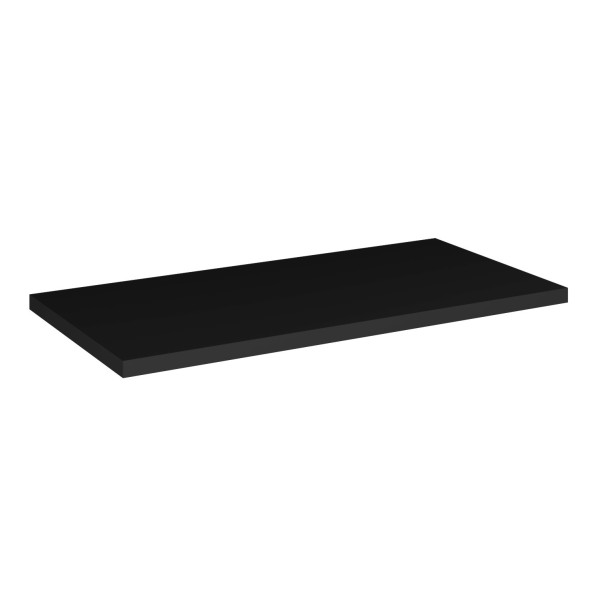 Czarny Matowy Blat Łazienkowy do Łazienki 80 cm Nowoczesny NOVA BLACK Comad