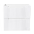 Nowoczesna Szafka pod Umywalkę 60 cm z Szufladami Ryflowana Biały Mat NOVA WHITE Comad