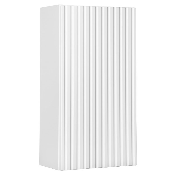 Łazienkowa Szafka Wisząca Górna 30 cm Ryflowana Biały Mat Nowoczesna NOVA WHITE Comad
