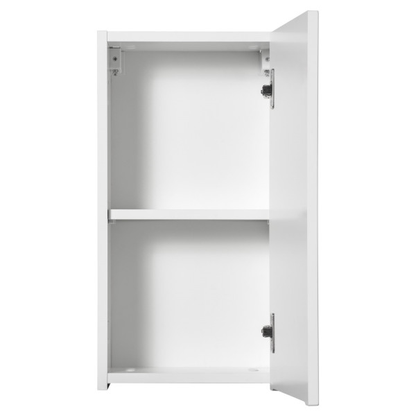 Łazienkowa Szafka Wisząca Górna 30 cm Ryflowana Biały Mat Nowoczesna NOVA WHITE Comad