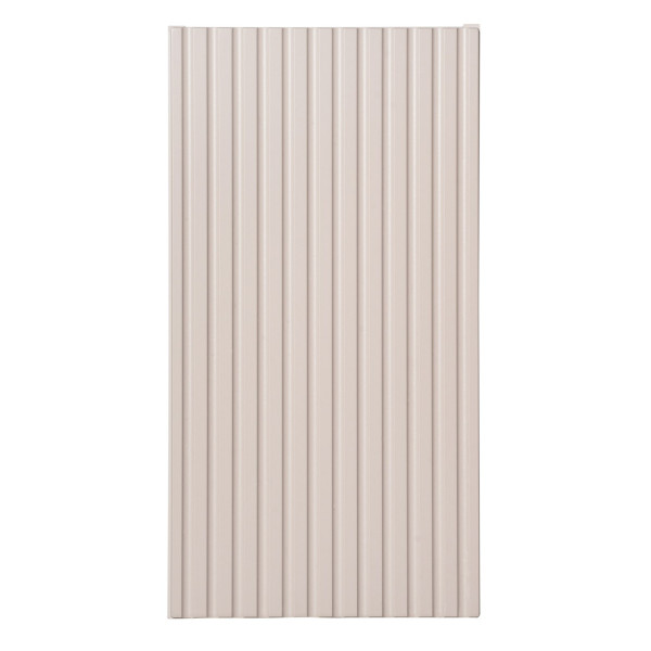 Nowoczesna Szafka Łazienkowa Wisząca Górna 30 cm Ryflowana Beżowa Matowa NOVA CASHMERE Comad