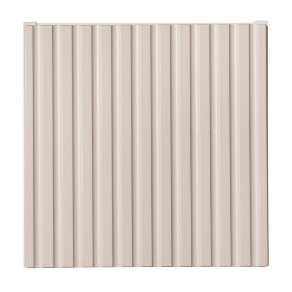 Szafka Łazienkowa Wisząca Górna Qubik 30x30 cm Ryflowana Beżowa Matowa Nowoczesna Kaszmir NOVA CASHMERE Comad