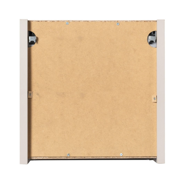 Szafka Łazienkowa Wisząca Górna Qubik 30x30 cm Ryflowana Beżowa Matowa Nowoczesna Kaszmir NOVA CASHMERE Comad