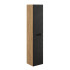 Nowoczesny Słupek Łazienkowy Wysoki Wiszący do Łazienki Loft Czarny Dąb OCEAN BLACK Comad