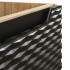 Nowoczesna Szafka pod Umywalkę 70 cm Wisząca z Szufladami Czarna Dąb OCEAN BLACK Comad