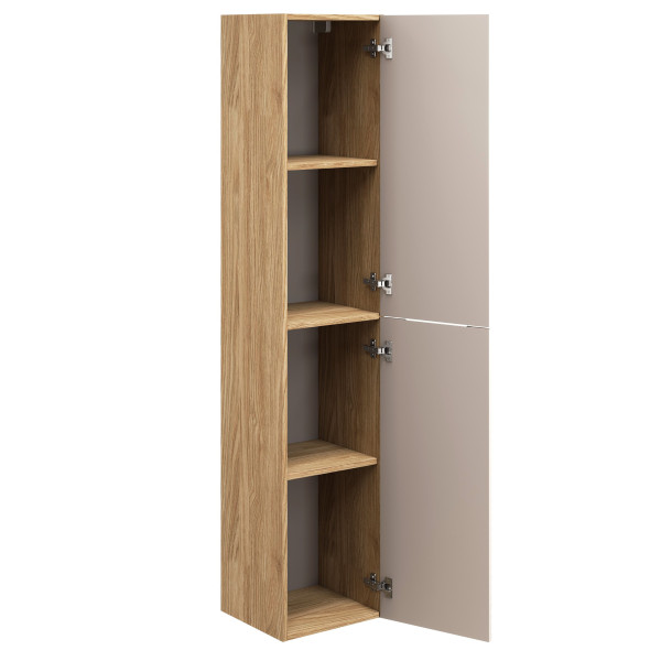 Nowoczesny Słupek Łazienkowy Wysoki Wiszący Boho Beżowy Dąb OCEAN BEIGE Comad