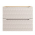 Wisząca Szafka pod Umywalkę 70 cm Dąb Beżowa z Szufladami OCEAN BEIGE Comad