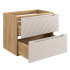 Wisząca Szafka pod Umywalkę 70 cm Dąb Beżowa z Szufladami OCEAN BEIGE Comad
