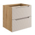 Nowoczesna Szafka pod Umywalkę 60 cm Beżowa Dąb do Łazienki Boho z Szufladami OCEAN BEIGE Comad