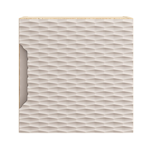 Nowoczesna Szafka Łazienkowa Górna Wisząca Kwadratowa Beżowa Dąb OCEAN BEIGE Comad