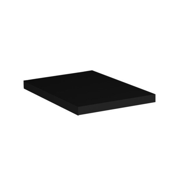 Czarny Blat do Regału Łazienkowego 20 cm do Kolekcji NOVA BLACK OAK Comad