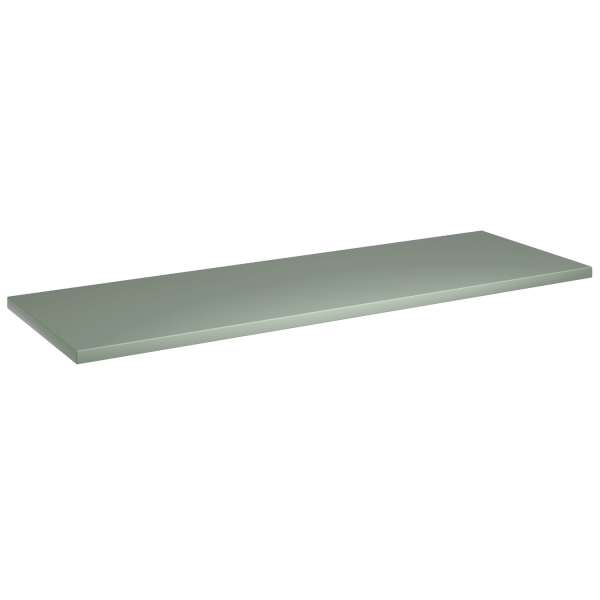 Nowoczesny Blat Łazienkowy 120 cm Zielony Szałwiowy do Łazienki LINE REED GREEN Comad