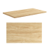 Nowoczesny Blat Łazienkowy Fryzjerski 90x46 cm Płyta MDF Dąb Olejowany OCEAN Comad