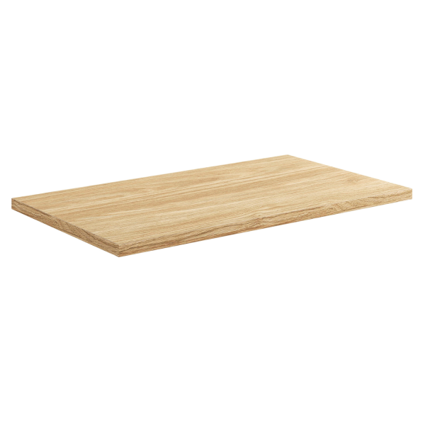 Nowoczesny Blat do Łazienki Fryzjerski 80x46 cm Dąb Olejowany Boho Płyta MDF 25 mm OCEAN Comad