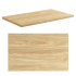 Nowoczesny Blat do Łazienki Fryzjerski 80x46 cm Dąb Olejowany Boho Płyta MDF 25 mm OCEAN Comad