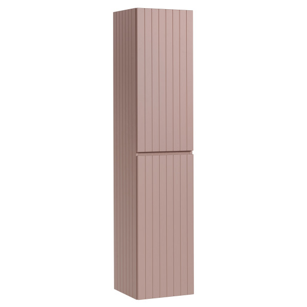 Zestaw Mebli Łazienkowych 80 cm do Łazienki z Umywalką Glamour Różowy Mat ICONIC Comad