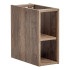 Podwójna Szafka z Umywalką 180 cm Łączona z Regałem Dąb Vintage Szary Krzemowy Mat SANTA FE Comad