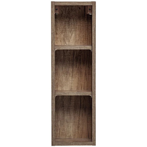 Nowoczesne Meble Łazienkowe 100 cm z Umywalką Nablatową do Łazienki Vintage Dąb Szary do Łazienki SANTA FE Comad