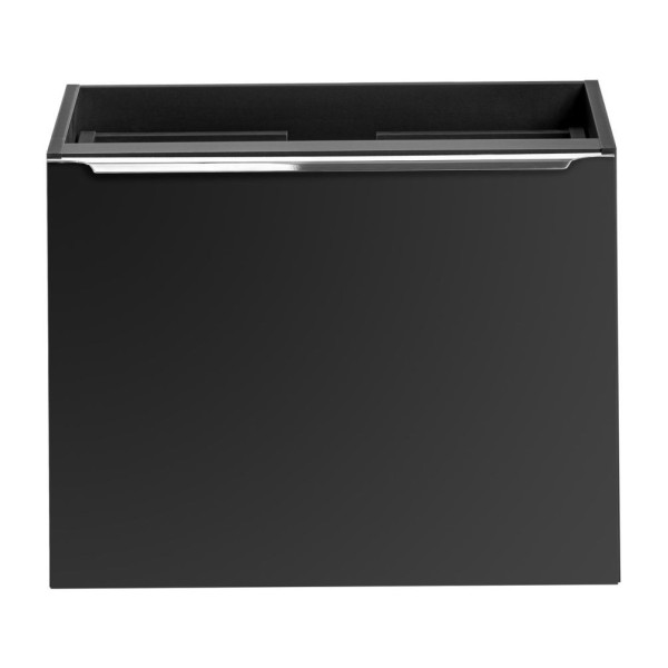 Szafka z Umywalką Nablatową 60 cm Wisząca do Łazienki Czarny Matowy Nowoczesna SANTA FE BLACK Comad