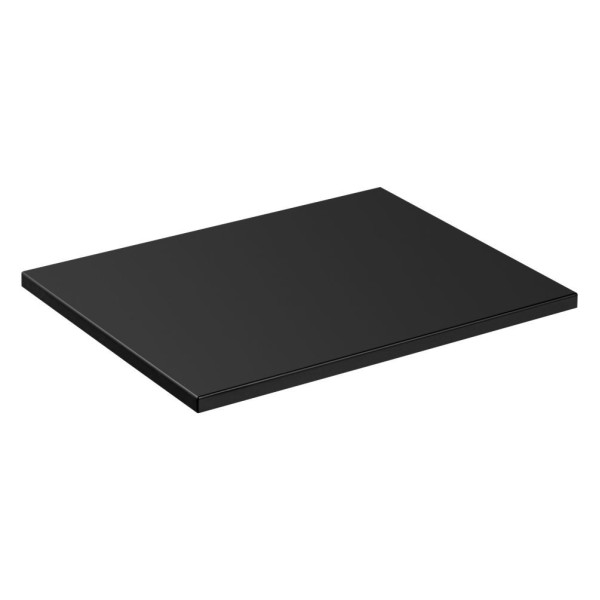 Szafka z Umywalką Regałem 80 cm do Łazienki Loft Czarny Matowy Nowoczesny SANTA FE BLACK Comad