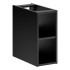 Nowoczesna Szafka pod Umywalkę z Blatem 140 cm z Szufladami do Łazienki Loft Wisząca Czarny Mat SANTA FE BLACK Comad