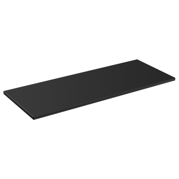 Szafka z Umywalką Nablatową 140 cm Łączona z Regałem do Łazienki Loft Czarna Matowa Nowoczesna SANTA FE Comad
