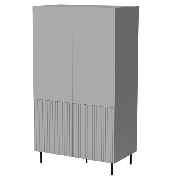 Szafa ASENSIO S-1 Popielata Szara Loft Miniatura