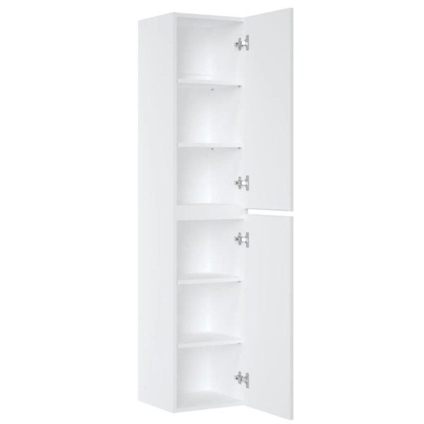 Zestaw Mebli Łazienkowych 60 cm Dąb Vintage Meble do Łazienki z Lustrem Matowa Biel ICONIC Comad