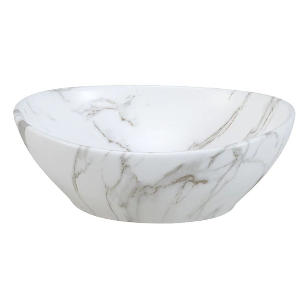 Szałwiowa Szafka z Umywalką Nablatową 60 cm Ryflowana 2 Drzwiowa Nowoczesna Zielona LINE REED GREEN Comad