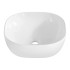 Szafka z Umywalką Nablatową 80 cm Łazienkowa Dąb Wotan Ryflowana z Szufladami Beżowa ADEL CASHMERE Comad