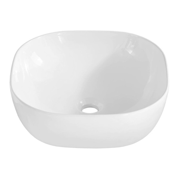 Szafka z Umywalką Nablatową 80 cm Łazienkowa Dąb Wotan Ryflowana z Szufladami Beżowa ADEL CASHMERE Comad