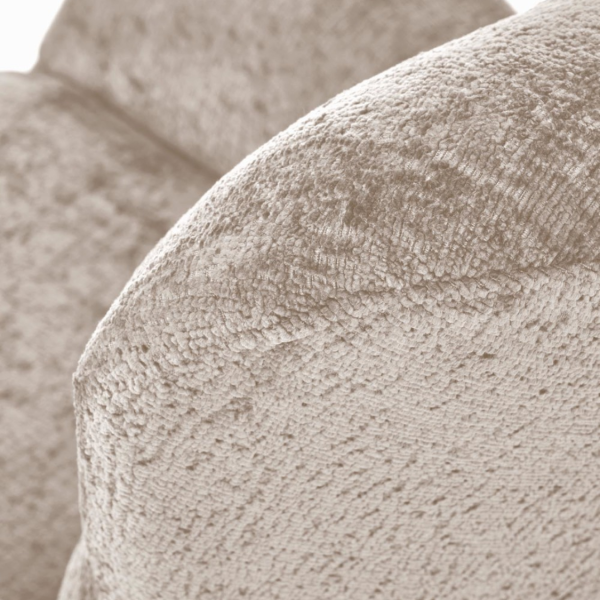 Fotel Bujany Wypoczynkowy CASTRO Beżowy Halmar Zbliżenie Oparcia